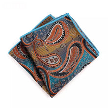 Load image into Gallery viewer, multi color floral paisley pocket square for men in pakistan
