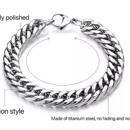 Silver heavy bracelet for men online in Pakistan
