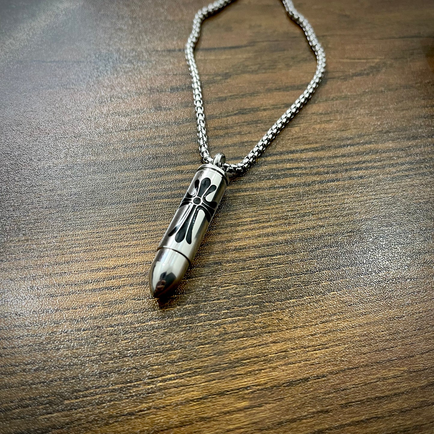 christian cross bullet pendant necklace for men in pakistan