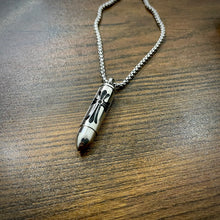 Load image into Gallery viewer, christian cross bullet pendant necklace for men in pakistan